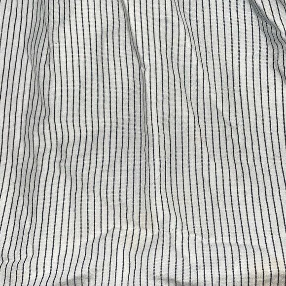 Express pin stripe mini off shoulder summer womens dress size M - Picture 5 of 10